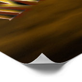 Stel je voor: Fantasy Moon Sky Inspirerend Poster (Hoek)