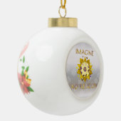 Stel je voor: geen religie keramische bal ornament (Links)