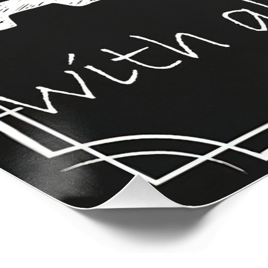 Stel je voor, geloof, bereik Inspirerend Poster (Hoek)