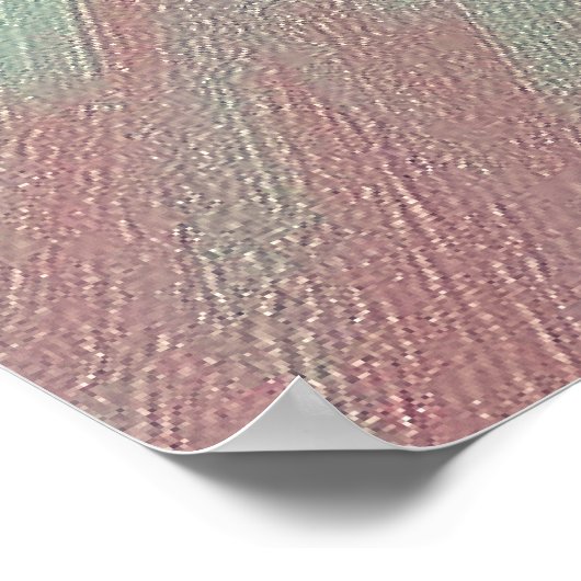 Stel je voor, geloof, ontvang quote poster (Hoek)