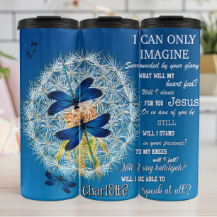 Stel je voor Glory Dandelion Dragonflies Serenity Thermosbeker