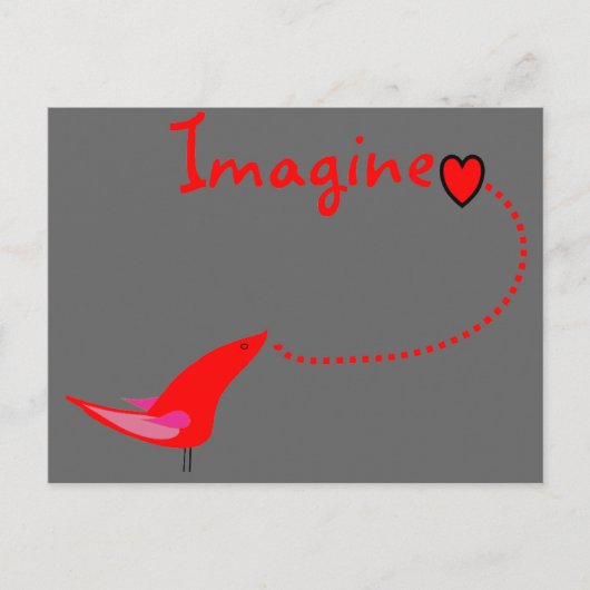 "Stel je voor"—John Gifts Briefkaart (Voorkant)