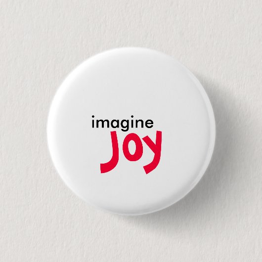 stel je voor, Joy Ronde Button 3,2 Cm (Voorkant)