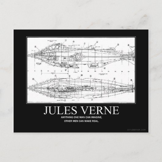 Stel je voor (Nautilus) Briefkaart (Voorkant)