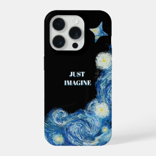 Stel je voor Starry night Van Gogh Hoesje iPhone 15 Pro Case