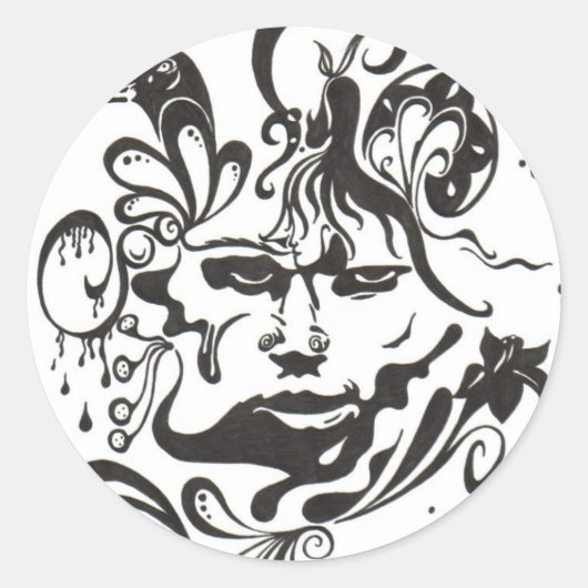 "STEL JE VOOR" sticker (Voorkant)