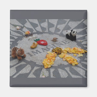 Stel je voor: Strawberry Fields Central Park NYC f Magneet