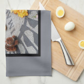 Stel je voor: Strawberry Fields Central Park NYC p Theedoek (Quarter Fold)