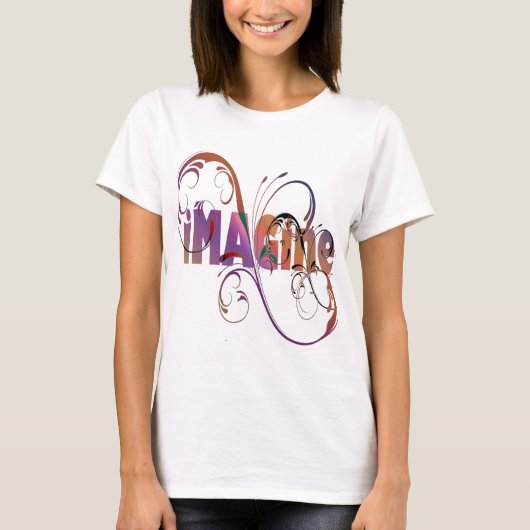 "Stel je voor" Vrouwen t-shirt (Voorkant)