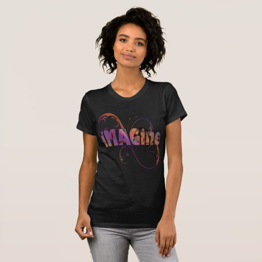 "Stel je voor" Vrouwen T-shirt (Voorkant volledig)