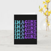 Stel je voor Zelfmoordpreventie Bewustzijn onzicht Kaart (Gele Bloem)