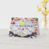 Stel je vrede voor kaart (Gele Bloem)