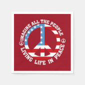 Stel je vrede voor servet (Voorkant)