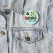 Stel je wereldvrede voor ronde button 5,7 cm (In situ)