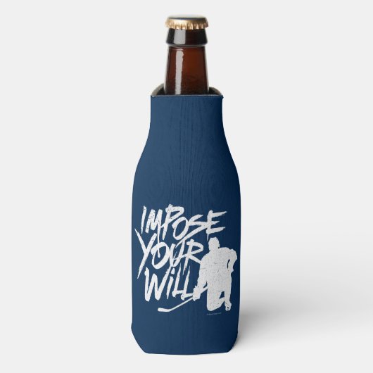 Stel je wil op (Hockey) Flesjeskoeler (Fles Voorkant)