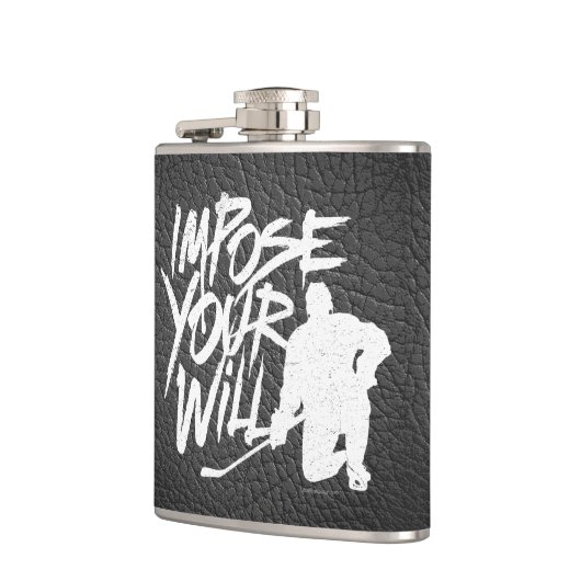 Stel je wil op (Hockey) Heupfles (Links)