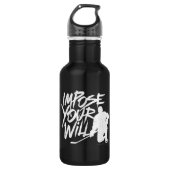 Stel je wil op (Hockey) Waterfles (Voorkant)