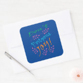 Stel Joy Inspirerend Quote Sticker niet uit (Envelop)