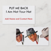 STEL ME TERUG! VISITEKAARTJE (Voorkant / Achterkant)