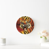 Stel me vrij tijger in ronde klok (Huis)