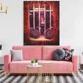 Stel me vrij - Wrapped Canvas Afdruk (Insitu (Woonkamer))