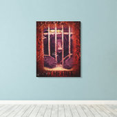 Stel me vrij - Wrapped Canvas Afdruk (Insitu (Houten vloer))