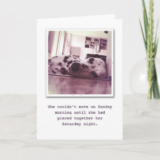 Stel op uw Verjaardag tevreden Kaart