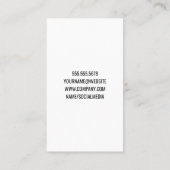 Stel penselen in | Modern kleurverloop Visitekaartje (Achterkant)