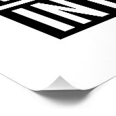 Stel uw aandachtstekort in perfect poster (Hoek)