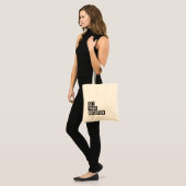 Stel uw aandachtstekort in tote bag (Voorkant (model))