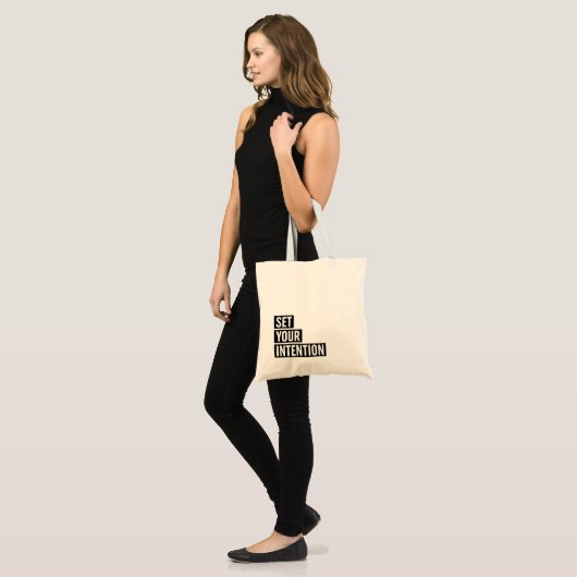 Stel uw aandachtstekort in tote bag (Voorkant (model))