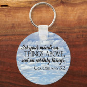 Stel uw gedachten in op de bovenstaande punten sleutelhanger (Voorkant)