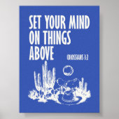 Stel uw gedachten op de dingen boven – Kolossenzen Poster (Voorkant)