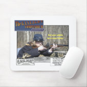 Stel uw lichtmousepad in muismat (Met muis)