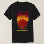 Stel uw vliegwielpiek op uw hoogte in Nieuw Mexico T-shirt (Design voorkant)