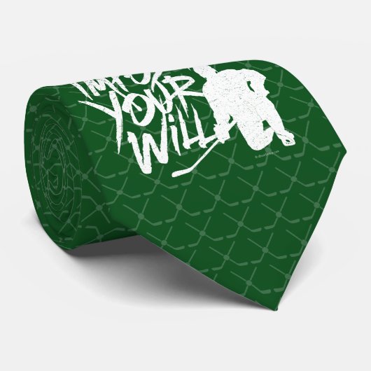 Stel uw wil (Hockey) Stropdas op (Opgerold)