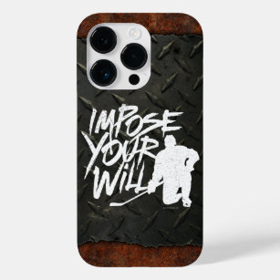 Stel uw Will (Hockey) Hoesje-Leate iPhone Case-cas Case-Mate iPhone 14 Pro Hoesje