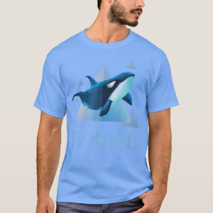 Stel ze vrij voor orca Whale Animal Rights 5379 T-shirt