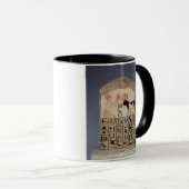 Stela aan de Apis-stier (beschilderd kalksteen) Mok (Voorkant rechts)