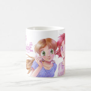 Stela en Sabrina uit mijn originele manga Koffiemok