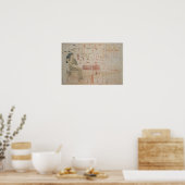 Stela of Princess Nefertiabet Poster (Keuken)