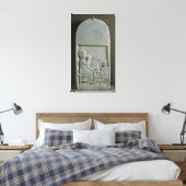Stela of Si'gabbor, priester van de maangod Canvas Afdruk (Insitu (Slaapkamer))