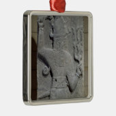 Stela of Teshub, god van het Syrische storm Metalen Ornament (Rechts)