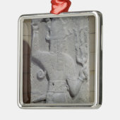 Stela of Teshub, god van het Syrische storm Metalen Ornament (Links)
