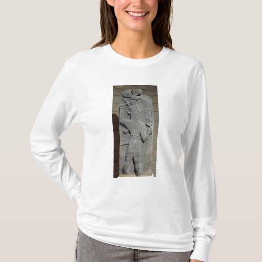 Stela of Teshub, god van het Syrische storm T-shirt (Voorkant)