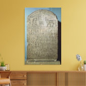 Stela ter herdenking van de begrafenis van de Apis Canvas Afdruk (Insitu (Woonkamer))