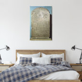 Stela ter herdenking van de begrafenis van de Apis Canvas Afdruk (Insitu (Slaapkamer))