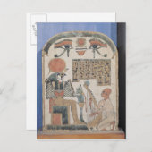 Stela van de harpist Djedkhonsuiuefankh Briefkaart (Voorkant / Achterkant)