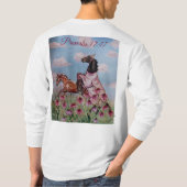 Stelboek Paarden Schrift T-shirt (Achterkant)