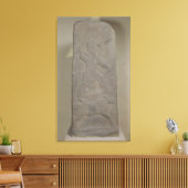 Stele die de storm-god Adad schilderen Canvas Afdruk (Insitu (Woonkamer))
